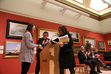 Thumbnail image of Yuanqing Zhang (Leicester High School for Girls) receives the&nbsp;Student Painting Prize - Little Selves - Preview Photographs