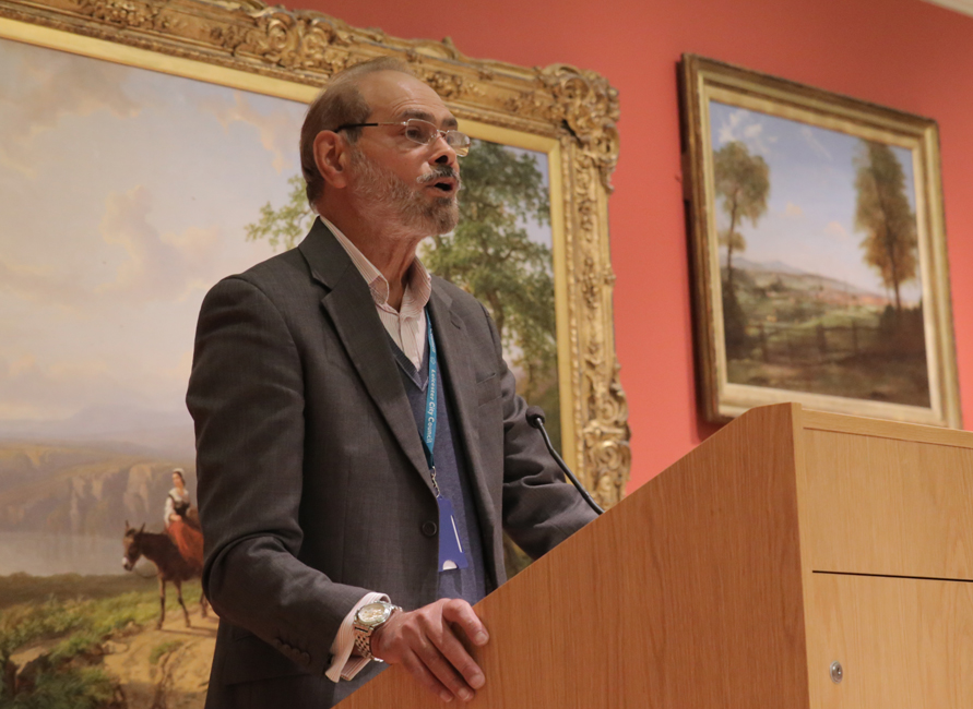 Thumbnail image of Deputy Mayor of Leicester, Cllr Piara Singh Clair opens LSA Annual Exhibition 2017 at New Walk Museum and Art Gallery - LSA Annual Exhibition 2017 Preview Evening