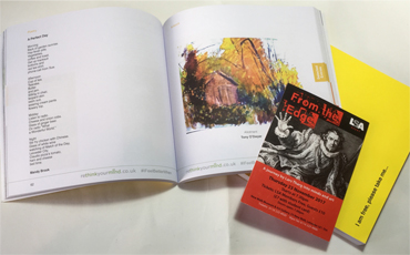 Thumbnail image of Rethink Your Mind - the Yellow Book, with 'From the Edge' lecture ticket - Lars Tharp LSA Lecture 2017