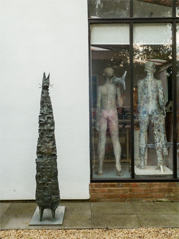 Thumbnail image of John Sydney Carter studio with sculpture - We Explore The Studio Of John Sydney Carter