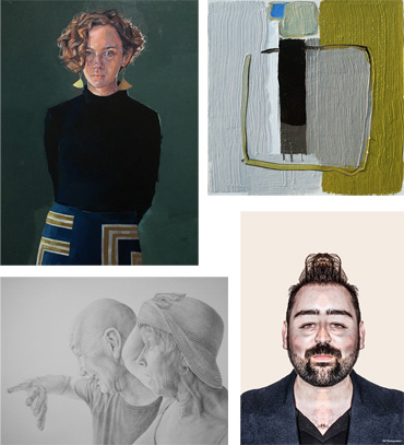 4 prize-winners works at the Open exhibition