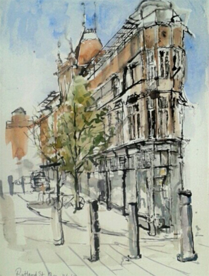Thumbnail image of Rita Sadler - Let's Draw The Cultural Quarter - Leicester's 2nd Urban Sketching Success