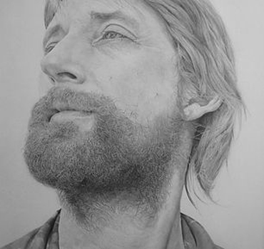 Pencil drawing of Dave by Bradley Phelps