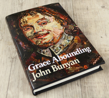 Danielle Vaughan's portrait on front of 'Grace Abounding' by John Milton