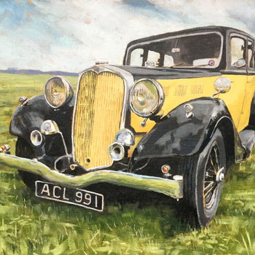 Painting by Frank Bingley