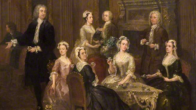 Detail of Hogarth's 'The Wollaston Family'
